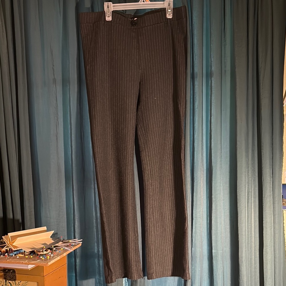 Women’s Betabrand Black Pinstripe Pants